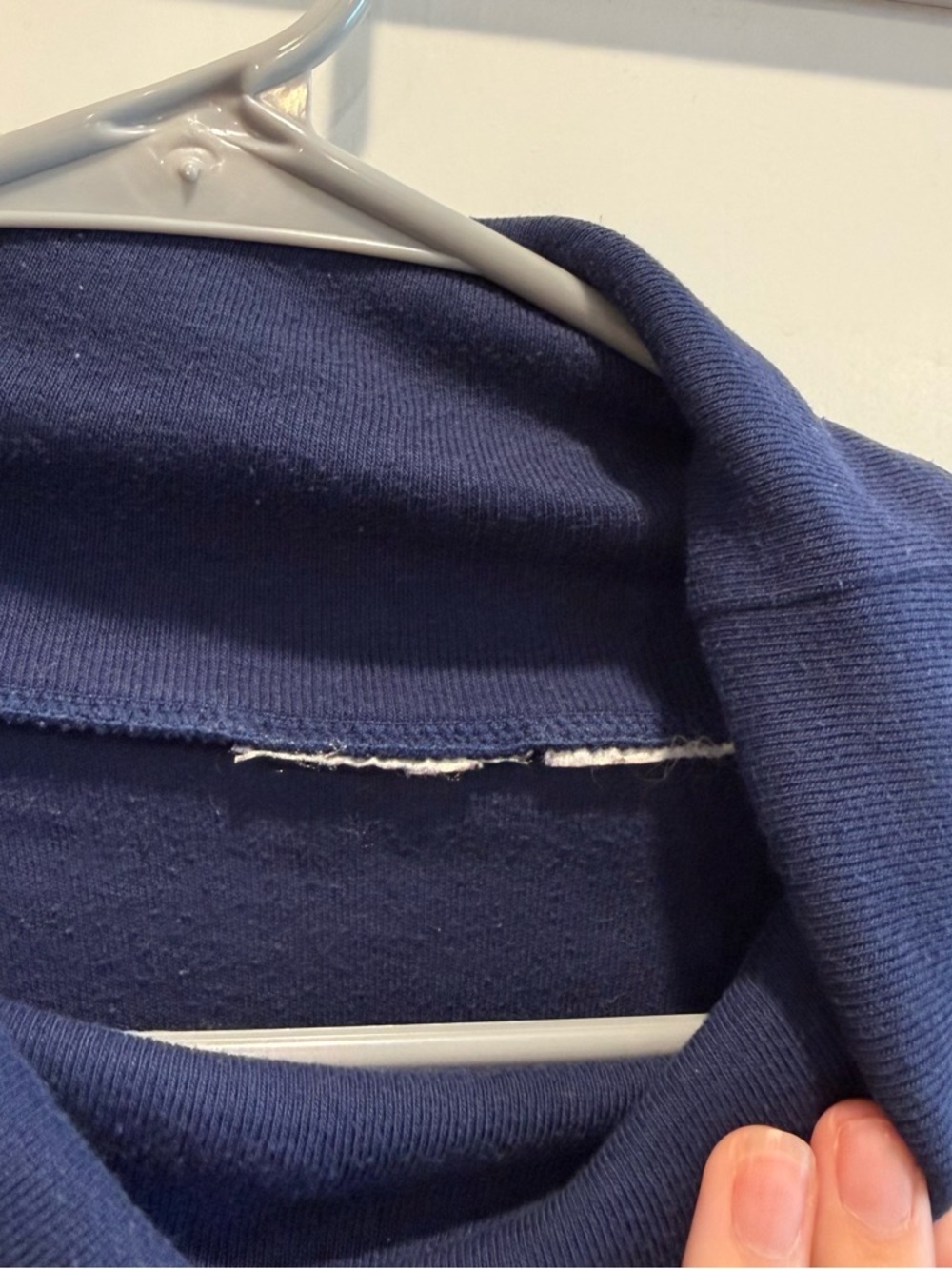 Classic Navy Turtleneck Top - Picture 5 of 6